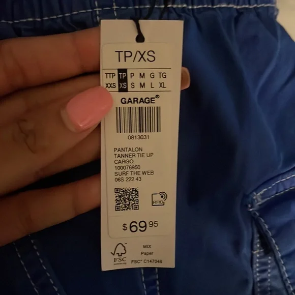 Blue Cargo pants - Picture 3 of 4